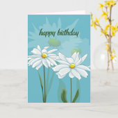 Happy Daisyday Birthday Card Karte (Gelbe Blume)