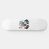 Happy Dalmatiner Dog Pet Skateboard (Horizontal)