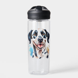 Happy Dalmatiner Dog Pet Trinkflasche