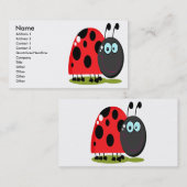 Happy-Dame-Bube Visitenkarte (Vorne/Hinten)