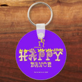 Happy Dance (2b) Schlüsselanhänger (Vorderseite)