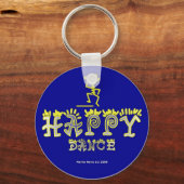 Happy Dance (2c) Schlüsselanhänger (Vorderseite)