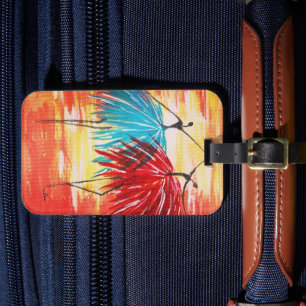 Happy Dance Acrylic Luggage Tag Gepäckanhänger