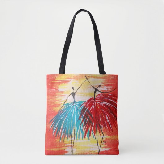 Happy Dance All-Over-Print Schulter-Tasche Tasche (Vorderseite)