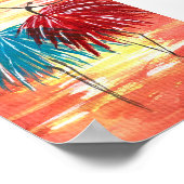 Happy Dancers 12x18 Premium Leinwand Gloss Poster (Ecke)