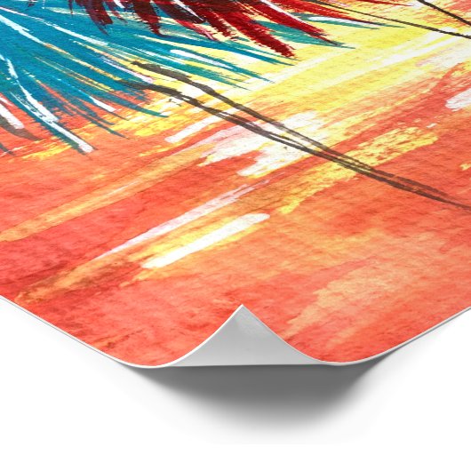 Happy Dancers 8x10 Premium Leinwand Gloss Poster (Ecke)