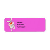 Happy Dancing Niedliches Weißes Kaninchen (Vorne)