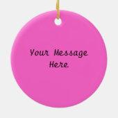 Happy Dancing Niedliches Weißes Kaninchen Keramik Ornament (Hinten)