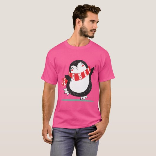 Happy Dancing Penguin T-Shirt (Vorne ganz)