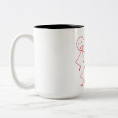 Happy Dancing Stickman Tasse (Links)
