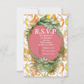 Happy Dancing Yoga Girls RSVP Karte (Vorderseite)