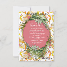 Happy Dancing Yoga Girls vielen Dank RSVP Karte