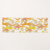 Happy Dancing Yoga Girls Yogamatte (Vorderseite (Horizontal))