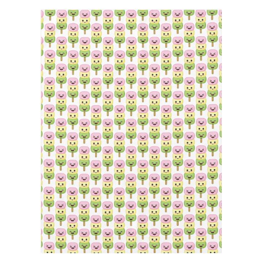 Happy Dango Dumplings Tischdecke (Vorderseite)