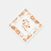 Happy Danke Giving Serviette (Ecke)