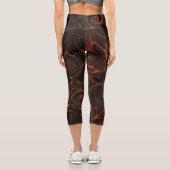 Happy Dark Wirbel Capri Leggings (Rückseite)