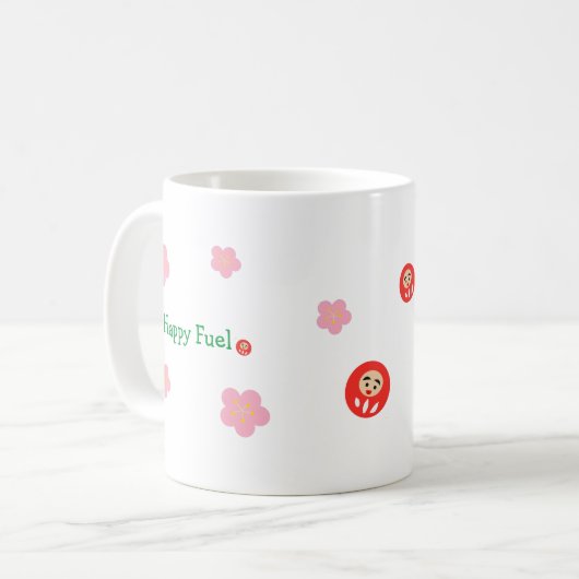 Happy Daruma Sun Tasse (Vorderseite Links)