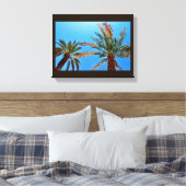 Happy Date Trees Leinwanddruck (Insitu (Schlafzimmer))