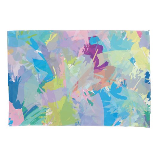 Happy Day Abstrakt Art Moderne Moderne einzigartig Kissenbezug (Vorderseite)