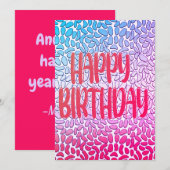 Happy Day and Happier Year (Vorne/Hinten)