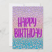 Happy Day and Happier Year Birthday Card (Vorderseite)