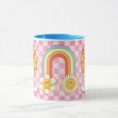 Happy Day Blue Handle Tasse (Zentrum)