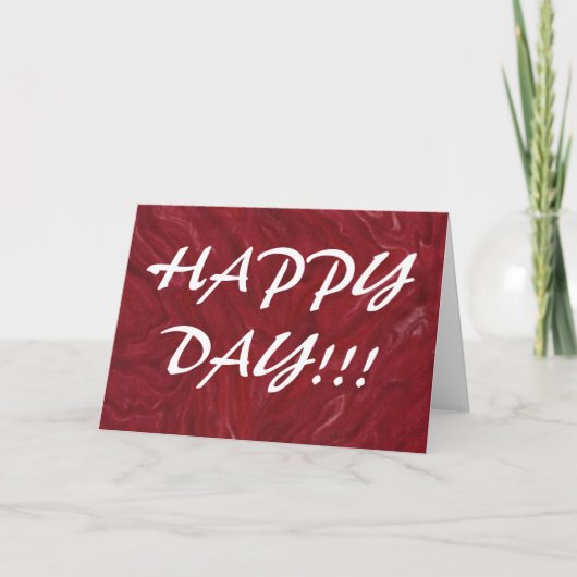 Happy Day Card Karte (Vorderseite)