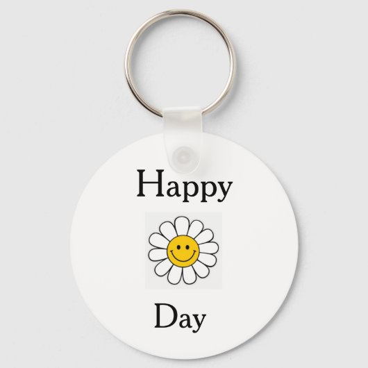 Happy Day Cheerful Keychain Schlüsselanhänger (Vorderseite)