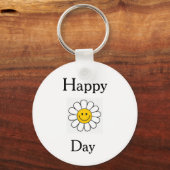 Happy Day Cheerful Keychain Schlüsselanhänger (Vorderseite)