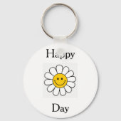 Happy Day Cheerful Keychain Schlüsselanhänger (Rückseite)