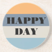 Happy Day Getränkeuntersetzer (Vorne)