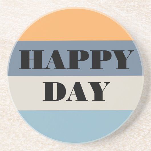 Happy Day Getränkeuntersetzer (Vorne)