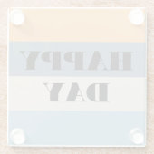 Happy Day Glasuntersetzer (Rückseite)