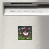 Happy Day Gnome Magnet (In Situ (Geschirrspüler))