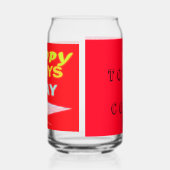 HAPPY DAY GROSSE BRITE FARBEN MIT WORD MESSAGE RED DOSENGLAS (Links)