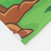 Happy Day in Wald Fleecedecke (Ecke)