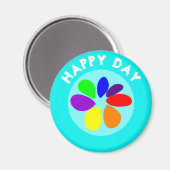HAPPY DAY MAGNET (Vorderseite/Rückseite)