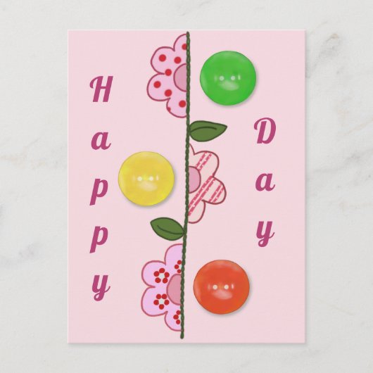 Happy Day Postkarte (Vorderseite)