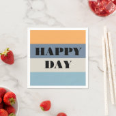 Happy Day Serviette (Beispiel)