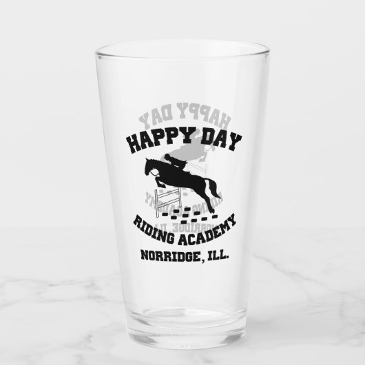 Happy Day Stables, Riding Academy, Norridge, IL Glas (Rückseite)