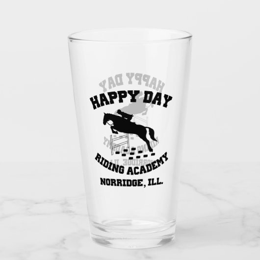 Happy Day Stables, Riding Academy, Norridge, IL Glas (Vorderseite)