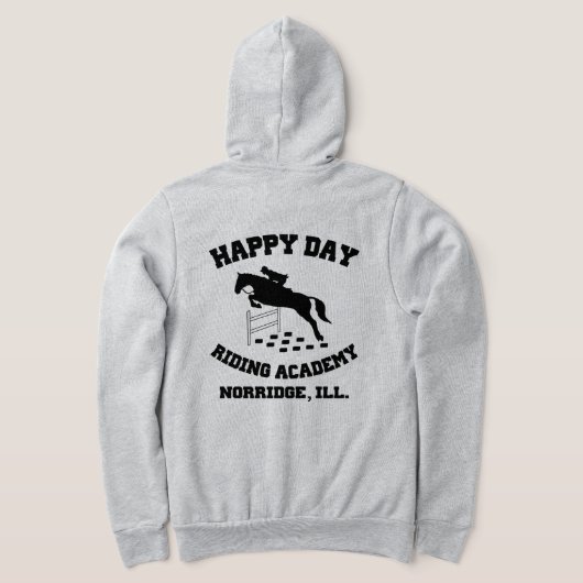 Happy Day Stables, Riding Academy, Norridge, IL Hoodie (AblageHinten)