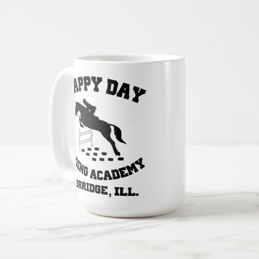 Happy Day Stables, Riding Academy, Norridge, IL Kaffeetasse (Vorderseite Links)