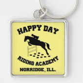 Happy Day Stables, Riding Academy, Norridge, IL Schlüsselanhänger (Vorne)