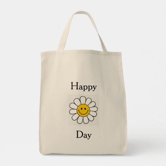 Happy Day Tiny Tote Bag Tragetasche (Rückseite)