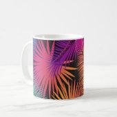 Happy Day Travel Tropical Palm Blätter Jungle Kaffeetasse (Vorderseite Links)