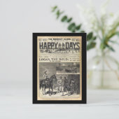 Happy Days a Paper for Young and Old 1905 Postkarte (Stehend Vorderseite)