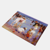 Happy Days am Strand Fußmatte (Schrägansicht)