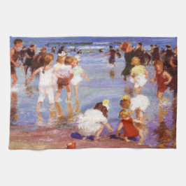 Happy Days am Strand Geschirrtuch
