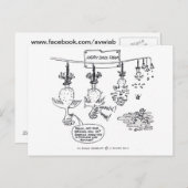 Happy Days Farm Postkarte (Vorne/Hinten)